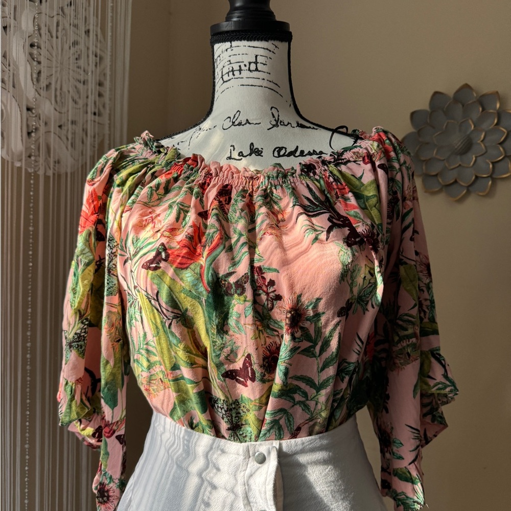 H&M off shoulder blouse top